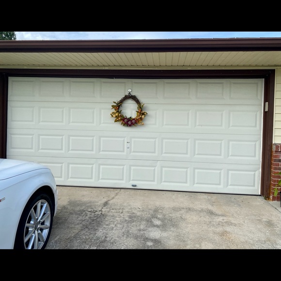 Plum Peony and Magnolia Farmhouse Wreath - Picture 8 of 9